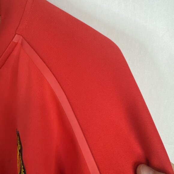 Adidas Belgium National Team Red Track Jacket L Euro Soccer CF8895 - Picture 4 of 10